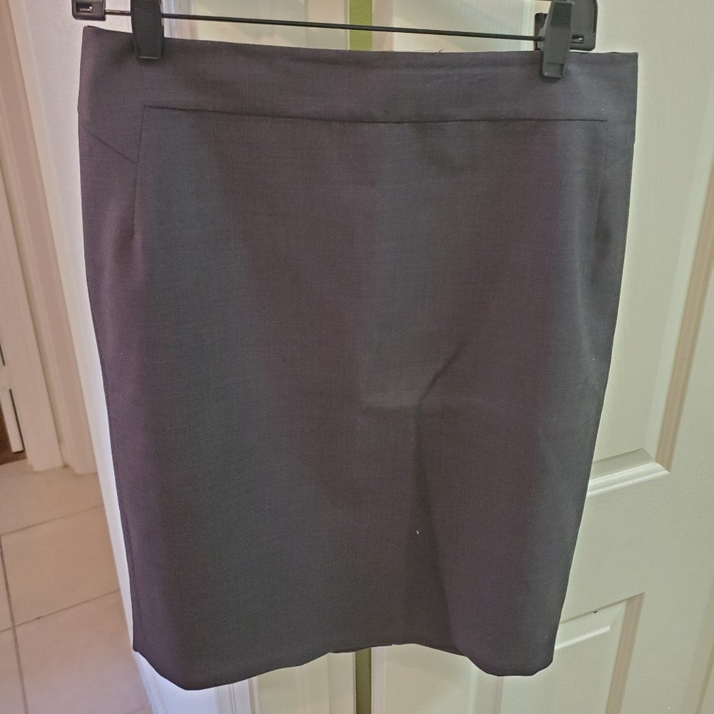 Ann Taylor Charcoal Gray Skirt